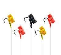 EUROKAN TACKLE Zig Rig Foam UK - 5 x Handmade Ready-To-Go - Korda Line & Hooks - Size 10 (hook), 3 Feet