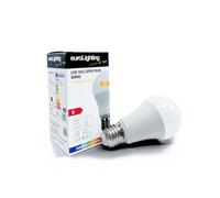 euroLighting LED Bulb Plastic 12 W 2700 K E27 Full Spectrum and 3 Levels Dimming