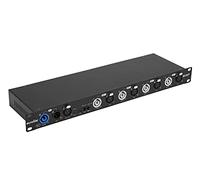 Eurolite 1 to 4 Rack DMX Powercon Splitter for Stage Lighting RDM