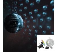 Eurolite 30 cm mirror ball set with spot and colour wheel