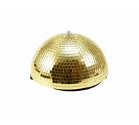 Eurolite Half Mirror Ball 30Cm Gold Motorized