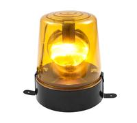 Eurolite LED Police Light Yellow DE-1 Beacon Revolving Lighting Effect DJ Party