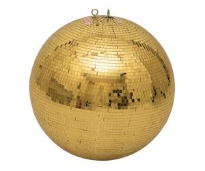 Eurolite Mirror Ball 50cm 500mm Gold Mirrorball Glitter Ball Decor Dancefloor DJ