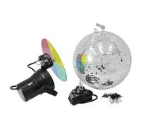 Eurolite Mirror Ball Set 30cm with Pinspot
