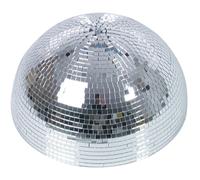 Eurolite Motorised Half Mirror Ball, 40cm (Silver)