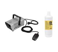 Eurolite N-10 Fog Machine 400W Silver Smoke Machine inc Remote + 1L Fluid