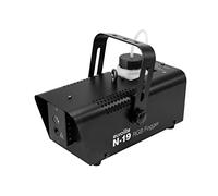 EUROLITE N-19 LED Hybrid RGB Fog Machine, Compact Fog Machine with 600 Watt Power, LED Lighting, Cable Remote Control