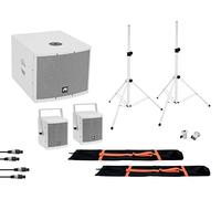 Eurolite OMNITRONIC Molly 2.1 Active System Sub + 2x Top + Accessories White