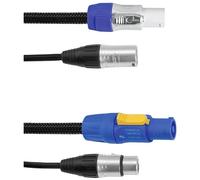 Eurolite Power-Hybrid DMX Cable XLR 3-Pin 1.5m 1pc 30227780