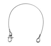 Eurolite Safety Rope UNV-15 in Silver 1000 mm