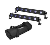 Eurolite Set 2x LED BAR-6 QLC RGBUV Bar Soft Bag
