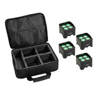 Eurolite Set 4x AKKU Mini UP-4 QCL Spot MK2 + Soft bag