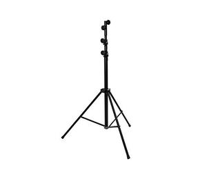 EUROLITE STV-60-WOT EU Steel Tripod Black | Light Stand, Made in the EU, Maximum Load 30 kg, Height 150-315 cm