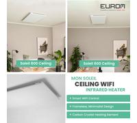 Eurom Mon Soleil 800 Ceiling Infrared Heater Wifi