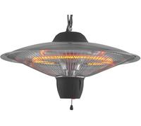 Eurom Partytent Heater 1502 - 1500W Carbon Infrared Outdoor, Electric Hanging Tent Heater, Overheat Protection & IP24 Splashproof Rating - Ideal for Garden, Patio & Gazebo