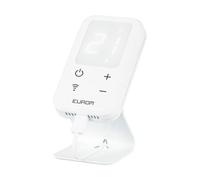 Eurom WiFi Thermostat USB-C - Smart Temperature Controller with Touchscreen, App Control, Programmable Heating, WiFi Connectivity for Multiple Heater Management, White