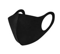 EuroMarksGlobal 6 Pack Triple-Layer Cotton Face Masks, Reusable & Washable Black Unisex Face Coverings with Nano-Mesh Water-Repellent Layer - Fashion Masks for Dust, Pollution & Droplets (Pack of 6)