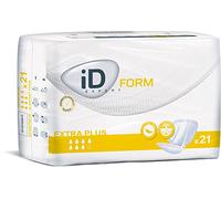 Euron ID Expert Form Extra Shaped Incontinence Pads(Anti Leak Cuffs)-(21) Formerly Euron Flex Extra Plus