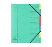 Exacompta Europa 7-Part Organiser A4 Green 5220Z