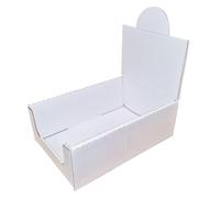 Europa Industries 280mm x 195mm x 100mm White Die Cut Cardboard Counter Display Boxes Qty 10, DC267/10
