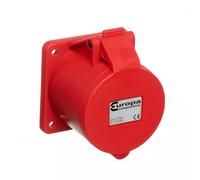 Europa IPS165N IP44 Socket Panel Mount 415V 3P+N+E 16A 6H