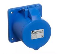 Europa IPS633P IP44 Socket Panel Mount 230V 2P+E 63A 6H