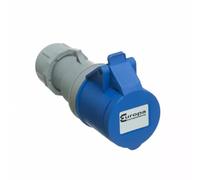 Europa IS633P IP44 In-Line Socket 230V 2P+E 63A 6H