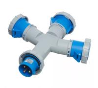 Europa ISPW3163P IP67 Three Outlet Splitter 230V 2P+E 16A 6H