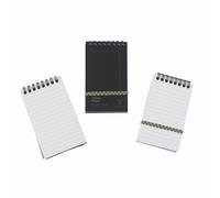 Clairefontaine Europa Minor Notebook 127×76mm Black – Wirebound, Ruled 80gsm 120p Pack of 10 3012Z