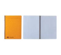 Europa Notebook 4860Z A4 Ruled Spiral Bound Cardboard Hardback Assorted Perforated 120 Pages Pack of 10