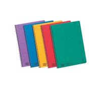 Clairefontaine Notebooks 4860Z A4 – 120 detachable ruled pages, 90 g, glossy covers (set of 10)