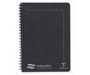 Europa Notemaker Book Sidebound Ruled 80gsm 120 Pages A5 Black Ref 4852Z [Pack 10]