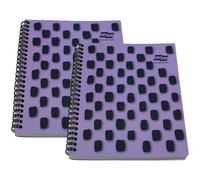 Europa Splash A5 Notepad Wirebound 160 Pages 80gsm F S C Paper Punched Purple - 2 Europa Purple