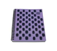 Europa Splash A5 Notepad Wirebound 160 Pages 80gsm F S C Paper Punched Purple Europa Purple