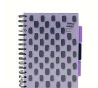 Europa Splash Project Book 200 Lined Pages A5 Purple Cover (Pack of 3)
