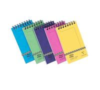Europa Wirebound Ruled Minor Pad - Assorted Colour (Pack of 20)