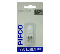 Europasonic PIFCO Halogen Capsule 40W 1PK G9 Quality Light Bulb Extremely Bright, 40 W, White