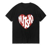 Europe And America Mitski Merch Tshirt Unisex,Hip Hop Short Sleeve T-Shirt Men Women Streetwear Harajuku Tops(XS-3XL) (Color : 3, Size : S)
