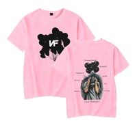 Europe and America Summer Rapper Nf Hope T-Shirt 2D Printed Black Hip-Hop T-Shirt Unisex Short Sleeve T-Shirt(XS-3XL) (Color : 4, Size : XXL)