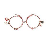 Europe And The United States Christmas Love Attachment Couple Jewelry 2-piece Set Jewelry Stretch Bracelets For Girls