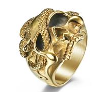 Europe And The United States Gothic Titanium Steel Ring, Domineering Gothic Stainless Steel Ring