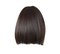 Europe And The United States New Women's Wig With Fringe Bob Summer Light Breathable Multi Color Optional Wig Full Length Headwear Blonde Human Hair Wig (Black, One Size)