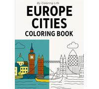 Europe Cities Coloring Book