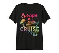 Europe Cruise Squad Trip Family Matching Group Vacation Premium T-Shirt