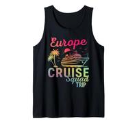 Europe Cruise Squad Trip Family Matching Group Vacation Tank Top