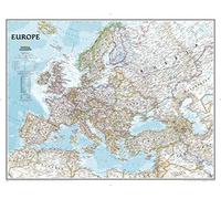Europe Executive, Enlarged &, Laminated: Wall Maps Continents (National Geographic Reference Map)