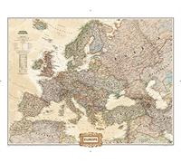 Europe Executive, tubed: Wall Maps Continents (National Geographic Reference Map)