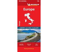 Michelin Map - National Map 705 - Europe - Road & Tourist Map - 1:3,000,000
