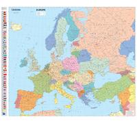 Europe Political - Michelin rolled & tubed wall map Encapsulated : Wall Map