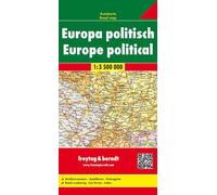 Europe Political Road Map 1:3 500 000: FBE.00 by Freytag (German) Folded Book
